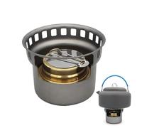 laxreheye Réchaud à alcool pour brûleur, brûleur d'alcool pour camping avec régulateur de température - Cuisine de camping imperméable pour activités de plein air comme le camping, la randonnée et le