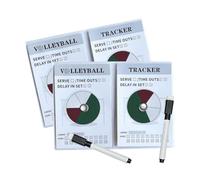 laxreheye Roue de de Rotation de Volleyball - Piste de stratégie et d'entraînement pour Volleyball | Équipement Portable pour entraîneurs avec carnet d'enregistrement pour des