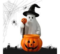 laxreheye Statue Fantôme Halloween | Sculpture Fantôme Résine,Décoration Maison Bureau Monstre pour Entrée Buffets Table Bibliothèque