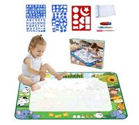 laxreheye Tapis de gribouillage d'eau, tapis de dessin pour, peinture réutilisable pour écrire, Doodle Board Toy | Tapis d'écriture de peinture de sol lavable pour, filles, garçons,