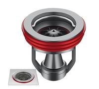 laxreheye Vanne anti-retour pour drain de sol | Siphon anti-odeur avec fermeture hydraulique | Bloc d'odeur Cuivre Anti-odeurs Salle De Bains Laverie Cuisine Cave Tuyaux