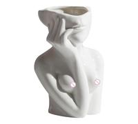 laxreheye Vase à Fleurs pour Le Corps - Porte-Stylo en Forme de Corps féminin en céramique | Vases Floraux d'art Moderne pour la décoration Minimaliste de Salon de Maison bohème