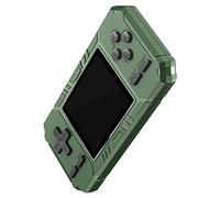 laxyy Mini Console de Portable Portable 8 Bits 3,0 Pouces éCran Couleur LCD Lecteur de IntéGré 500 Jeux-Vert