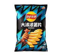 Lay’s chips ondulées saveur calamar sur plancha 70 g (avec édulcorant: aspartame)