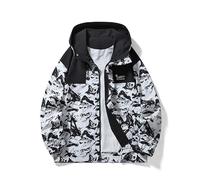 Lay U Home Blouson Homme décontracté à Capuche Printemps/Automne Style Minimaliste