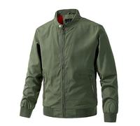 Lay U Home Blouson Homme léger été Printemps/Automne Grande Taille Style Bomber vol décontracté