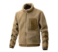 Lay U Home Blouson Polaire col Montant Homme Automne/Hiver Cardigan Outdoor décontracté