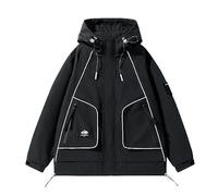 Lay U Home Blouson Softshell à Capuche Homme Printemps/Automne Outdoor Chaud Unisexe