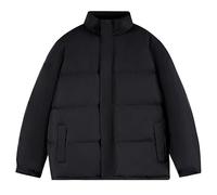 Lay U Home Doudoune Homme Hiver col Montant Bicolore épaisse Chaude et Mode