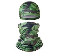 Lay U Home Foulard Cou Soie Glacée Protection Solaire Été, Sports Extérieur, Casquette Cyclisme Respirante Anti-Poussière Set pour Pêche, Course, Doublure Casque Moto, Foulard, Capuche, Cagoule