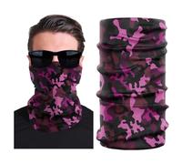 Lay U Home Foulard Extérieur, Cache-Col, Foulard Cyclisme, Serviette Visage Soie Glacée sans Couture, Pêche Extérieure, Course, Doublure Casque Moto, Campement, Foulard, Capuche, Cagoule