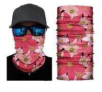 Lay U Home Foulard Imprimé Motif, Couvre-Visage Cyclisme Extérieur Protection Solaire Coupe-Vent, Sportif Cache-Col sans Couture, Pêche Extérieure, Course, Écharpe, Capuche, Cagoule