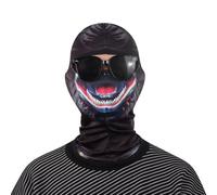 Lay U Home Foulard Triangle à Boucle d'oreille avec Trou pour Pouce, Manches Longues Protection Solaire, Doublure Casque Cyclisme, Casquette, Pêche Extérieure, Course, Foulard, Capuche, Cagoule