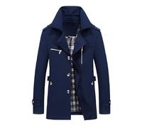 Lay U Home Manteau Homme Grande Taille Automne/Hiver Ample décontracté