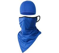 Lay U Home Masque Foulard Triangle Soie Glacée à Boucle d'oreille pour Sports Extérieur, Casquettes Cyclisme, Doublures Intérieures Casque Moto pour Pêche, Course, Foulards, Capuches, Cagoule