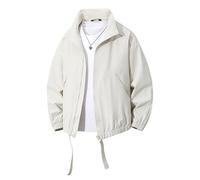 Lay U Home Veste à Capuche de montagnard pour Hommes Printemps-Automne,Design Workwear décontracté et Fashion,Parfaite pour Un Look Sportif,pour Les randonnées ou Les Sorties.