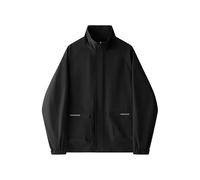 Lay U Home Veste décontractée à col Montant et Grandes Poches pour Hommes Printemps-Automne,Outdoor,pour Les randonnées ou Les Sorties,.