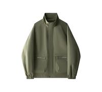 Lay U Home Veste décontractée à col Montant et Grandes Poches pour Hommes Printemps-Automne,Outdoor,pour Les randonnées ou Les Sorties,.