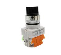LAY7 sélecteur bouton de commutation rotatif bouton 22mm 4 borne à vis 2 voies petit 2 positions marche/arrêt LAY37 Y090 bouton poussoir