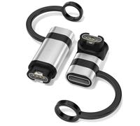 layajia Adaptateur USB-C vers Chargeur Montre Garmin, Connecteur Câble Chargeur Type C pour Garmin Fenix 8/8 Solar/7S/7X/E/6, Forerunner 955/965, Vivoactive 5/4S, Epix Pro 2, Instinct 2X - Lot de 2