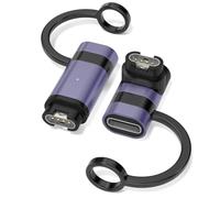 layajia Adaptateur USB-C vers Chargeur Montre Garmin, Connecteur Câble Chargeur Type C pour Garmin Fenix 8/8 Solar/7S/7X/E/6, Forerunner 955/965, Vivoactive 5/4S, Epix Pro 2, Instinct 2X - Lot de 2