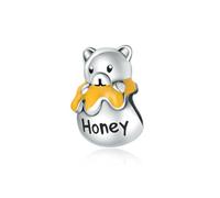 LAYCHEN Adorable Ours En Pot De Miel En Perles D'alpaga Pour Garçons Et Filles, Princesse, Cristal, Papillon, Talons Hauts, Bricolage, Cadeau Pour Femmes, Bijoux