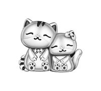 LAYCHEN Animal Koala Mère Et Enfant Licorne Chats Perles Diy Bijoux Femmes Cadeaux