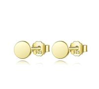 LAYCHEN Boucles D'oreilles À Tige Rondes En Argent Sterling 925, Motif Triangle, Cœur, Étoile, Croix, Pour Femmes, Bijoux En Argent 925
