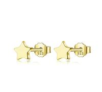LAYCHEN Boucles D'oreilles À Tige Rondes En Argent Sterling 925, Motif Triangle, Cœur, Étoile, Croix, Pour Femmes, Bijoux En Argent 925