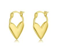 LAYCHEN Boucles D'oreilles Créoles En Argent Sterling 925, Forme Unique, Piercing, Cœur, Pour Femme, Bijoux De Fête De Mariage