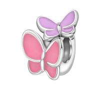 LAYCHEN Bracelet Original En Perles De Papillon Rose Pour Femme, Création De Bijoux, Pendentif Tendance