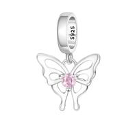 LAYCHEN Bracelet Original En Perles De Papillon Rose Pour Femme, Création De Bijoux, Pendentif Tendance