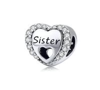 LAYCHEN Bracelets À Breloques En Argent Sterling 925 Avec Cristaux Bleus