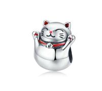 LAYCHEN Breloque Chat Égyptien Antique En Argent Sterling 925 Pour Bracelet Original, Accessoires Diy
