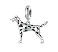 LAYCHEN Breloque Chien Pour Bracelet À Breloques, Pendentif Caniche Teckel En Argent Sterling 925 Véritable, Accessoires De Bricolage