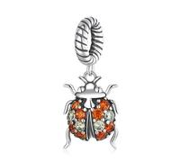 LAYCHEN Breloque Coccinelle En Argent Sterling 925 Pour Bracelet Et Jonc Diy, Pendentif Tortue, Bijoux, Pendentif Oiseaux, Collection De Breloques Animaux
