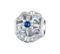 LAYCHEN Breloque Elfe Jour Et Nuit En Argent Sterling 925, Perles En Forme De Cœur, Adaptées Aux Bracelets Originaux Pour Femmes, Bijoux Fins À Faire Soi-même