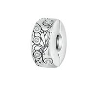 LAYCHEN Breloque En Argent Sterling 925 Avec Clip Et Zircone Cubique Pour Bracelet, Breloque Papillon