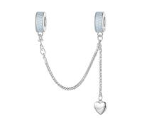 LAYCHEN Breloque Flocon De Neige En Argent Sterling 925, Série Ice Kingdom, En Forme De Couronne Et Zircone Bleue, Pour Bracelet Et Collier Pour Femme, À Faire Soi-même