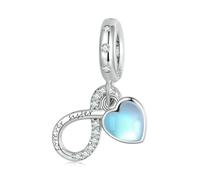 LAYCHEN Breloque Irrégulière En Argent Sterling 925, Motif Lune Et Étoile, Pour Bracelet Et Jonc, Bijoux Fins