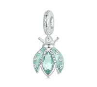 LAYCHEN Breloque Oasis Coccinelle/papillon/caméléon En Argent Sterling 925 Pour Bracelet, Accessoires De Bijoux Diy Pour Femmes