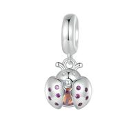 LAYCHEN Breloque Vigne Rétro En Argent Sterling 925, Motif Vintage, Perles Florales, Accessoires Pour Bracelets Et Colliers Pour Femmes, Diy