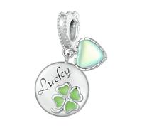 LAYCHEN Breloques Coccinelles En Argent Sterling 925 Et Émail Rose, En Zircon Rose, Pour Bracelets Et Joncs Pour Femmes, Bijoux Fins À Faire Soi-même