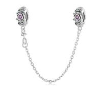LAYCHEN Breloques Coccinelles En Argent Sterling 925 Et Émail Rose, En Zircon Rose, Pour Bracelets Et Joncs Pour Femmes, Bijoux Fins À Faire Soi-même