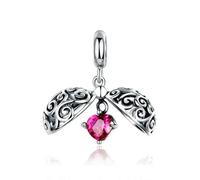 LAYCHEN Breloques Croix Gothiques En Argent Sterling 925 Pour Femmes, Idéales Pour La Fabrication De Bracelets Et Joncs, Bijoux Fins, Perles Chauve-souris, Fête D'halloween