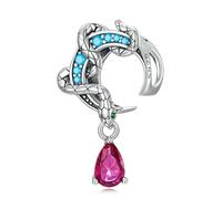 LAYCHEN Breloques Croix Gothiques En Argent Sterling 925 Pour Femmes, Idéales Pour La Fabrication De Bracelets Et Joncs, Bijoux Fins, Perles Chauve-souris, Fête D'halloween