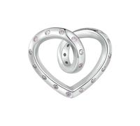 LAYCHEN Breloques Cœur Torsadées En Argent Sterling 925, Perles D'amour Infini Pour Bracelets Et Joncs Pour Femmes, Bijoux Fins À Faire Soi-même