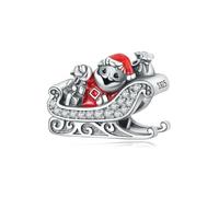 LAYCHEN Breloques De Noël En Forme De Traîneau Du Père Noël Pour Bracelet Original Pour Femme, Breloques À Faire Soi-même Pour La Fabrication De Bijoux