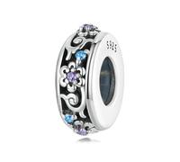 LAYCHEN Breloques D'espacement Exquises En Argent Sterling 925 Pour Bracelets Et Joncs Pour Femmes, Bijoux Fins, Perles De Fleurs
