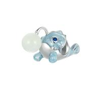 LAYCHEN Breloques En Argent Sterling 925 En Forme D'animal Pour Femme, Bracelet Lumineux En Forme De Poisson-lanterne Et De Chat-globe, Accessoires De Bricolage